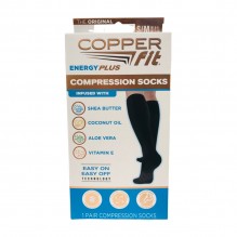 COPPER FIT COMP SOCKS 1PR L/XL