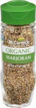 MCCORMICK GOURMET MARJORAM .37Z