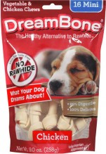DREAMBONE 16PK DOG TREAT CHKN