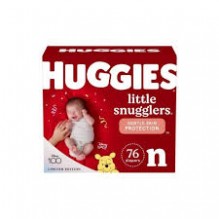 HUGGIES GIGA LIL SNUG NWBRN 76C