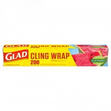 GLAD CLING WRAP 100 FT CS/16