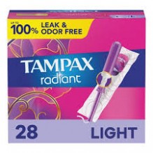 TAMPAX RADIANT 28CT LIGHT