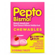 PEPTO BISMOL 30 CT TAB CHERRY