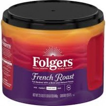 FOLGERS FRENCH RST 22.6 OZ CS/6