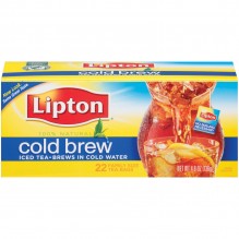 LIPTON TEA COLD BREW 22 CT