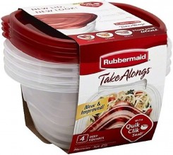 RUBBERMAID TAKE ALNG SQ 4CT DNB