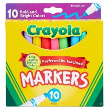 CRAYOLA CLASS CLR FINE PNT 10PK