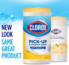 CLOROX WIPES LEMON VERB 75CT