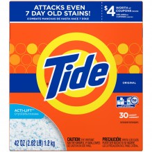 TIDE POWDER ORIG 30LOADS 42OZ