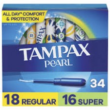 TAMPAX PEARL 34CT DUO UNSCN 2X