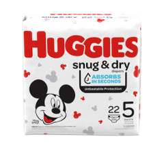 HUGGIES SNUG&DRY #5 JUMBO 22CT