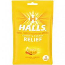 HALLS BAG 30'S HONEYLEMON