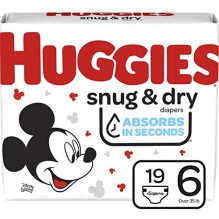 HUGGIES SNUG & DRY #6 JUMBO 19C