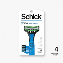 SCHICK XTREME 3 DUOCOMFORT 4CT