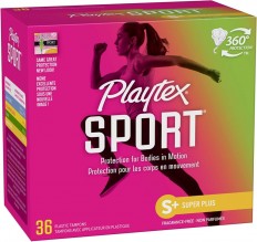 PLAYTEX SPORT 36CT SUPER + UNSC