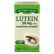 NATURE TRTH LUTEIN 20MG SFT 39S