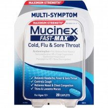 MUCINEX FAST MAX CAPS CLD 20 CT
