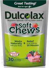 DULCOLAX SOFTCHEW ASST BRY 30CT