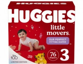 HUGGIES LIL MOVERS SZ3 76CT GIG