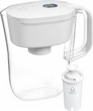 BRITA PITCHER W/FILT 6CUP WHITE