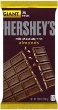 HERSHEY MILK CHOC W/ALM 7.37OZ