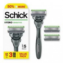 SCHICK HYDRO 5 SENS RAZOR KIT 3