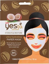 YES TO COCONUT PAPER MASK .67OZ