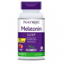 NATROL MELATONIN 10MG 60CT STRW