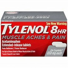 TYLENOL 8HR MUSCLE PAIN CAP 24S