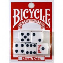BICYCLE PLAYING DICE 5CT