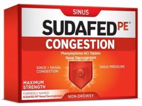 SUDAFED PE CONG TABS 18 COUNT