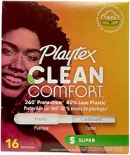 PLAYTEX CLEAN COMFRT SUP 16CTQQ