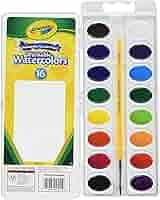 CRAYOLA WASH WATER COLOR 16CT