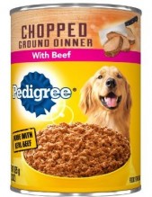 PEDIGREE WET DOG FOOD BEEF 22Z