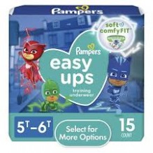 PAMPER E-Z UP BOY JMB 5T-6T 15S