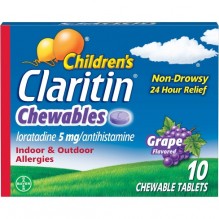 CLARITIN CHILD CHEW TAB 10CT GR