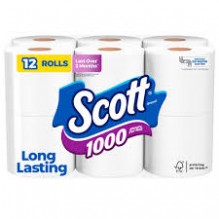 SCOTT BATH TISSUE 12 PACK