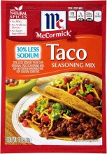 MCCORMICK TACO MIX LOW SODUM OZ