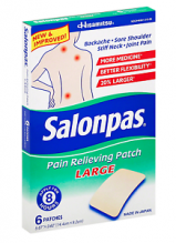 SALONPAS PAIN RELIEF PATCH 6CT