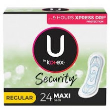 KOTEX MAXI PADS 24'S REG