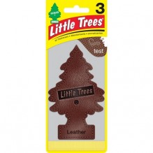 LITTLE TREE CAR FRS 3PK LEATHER