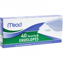 MEAD SECURITY ENVELOPES 40CT
