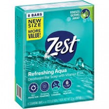 ZEST BAR 8PK-4OZ AQUA 8PK