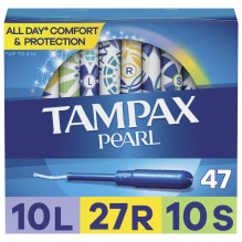 TAMPAX PEARL 47CT TRIPLE PROTCT