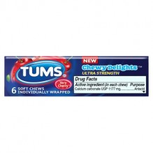 TUMS 6CT CHEW DELIGHTS VRY CHRY