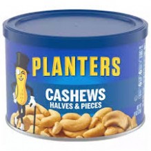 PLANTERS CASHEW HALVES 8 OZ