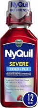 NYQUIL 12 OZ SEVERE COLD/FLU BR