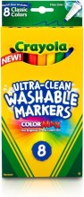 CRAYOLA WASH CLASSIC FINE LN-8