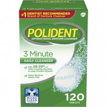 POLIDENT TABS 120 COUNT