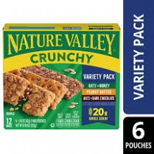 N-VALLEY GRAN BARS 6CT VARIETY